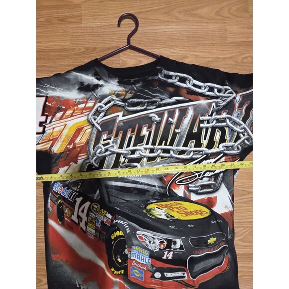 Nascar Chase Authentics T-Shirt Large Stewart 14 Pre-Owned - Picture 6 of 7